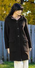 1990's "NIX" Hooded Duffle Coat