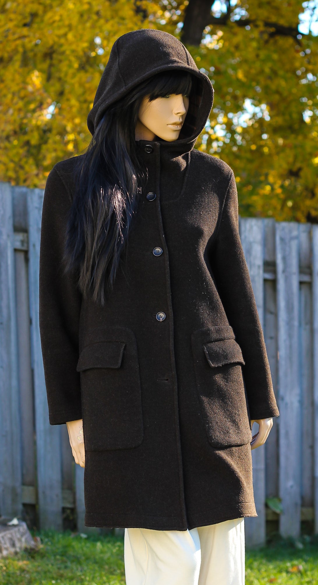 1990's "NIX" Hooded Duffle Coat