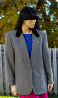 1990's "Sag Harbor" Houndstooth Blazer